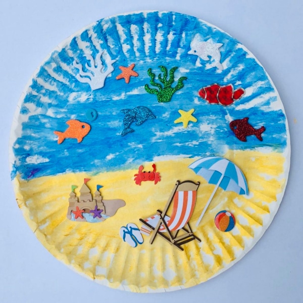 Beach Paper Plate