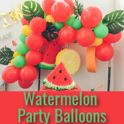 Watermelon Balloon Garland