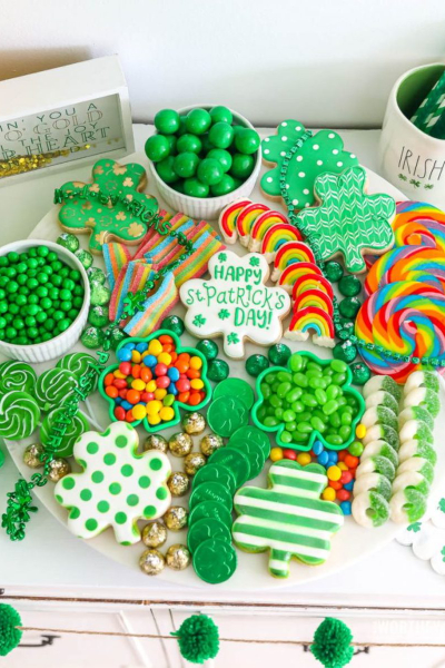St Patrick's day Candy Board