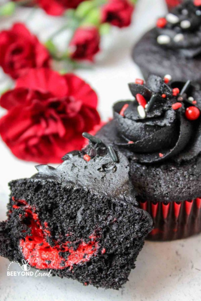Bloody Vampire Cupcakes