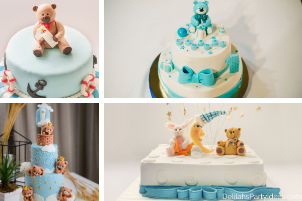 Bear Baby Shower Cakes
