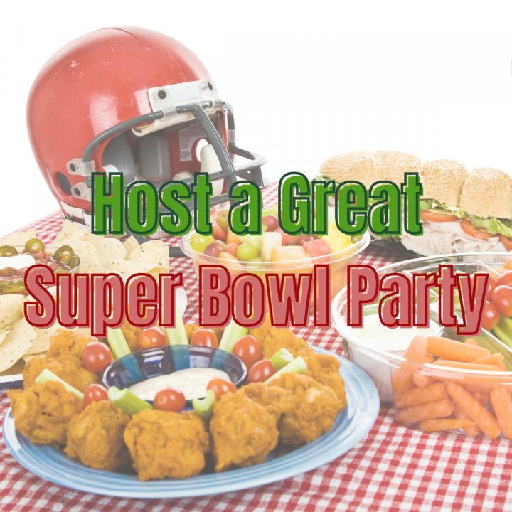 Host a great superbowl party