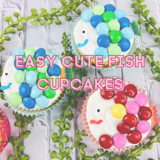 Easy Cute Fish Cupcakes
