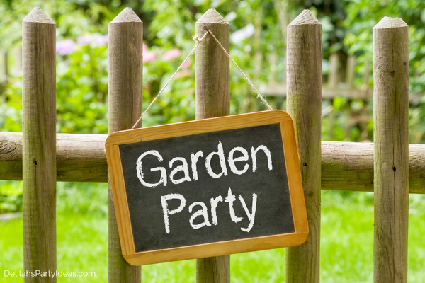 Garden Party Sign