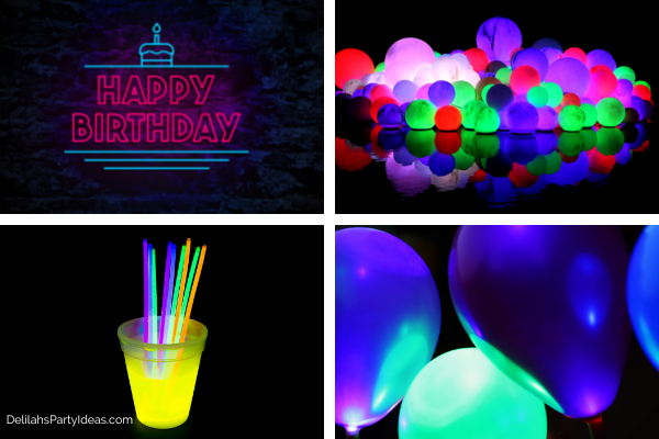 Glow in the Dark party decorations