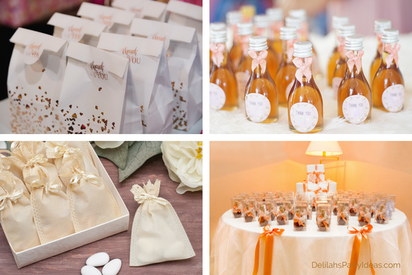 Gold themed favors