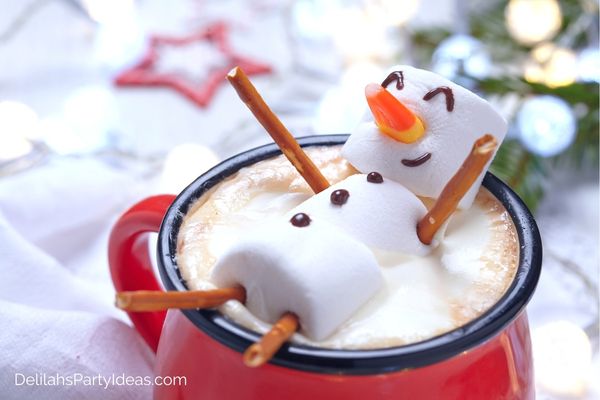 North Pole Snowman Hot chocolate