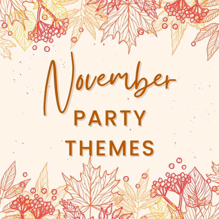 November Party Ideas