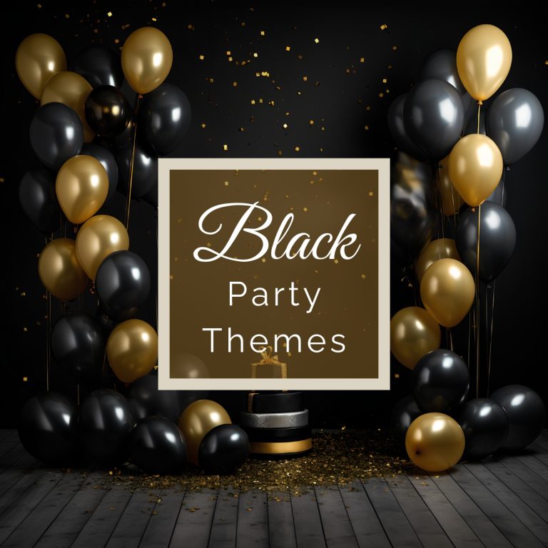 Black Party Theme Ideas