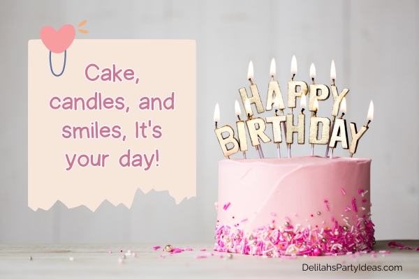 Short Birthday Wishes - Delilah's Party Ideas