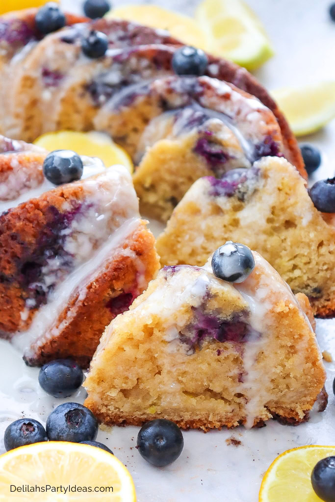 Lemon Blueberry Bundt Cake