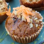Carrot Walnut Muffins