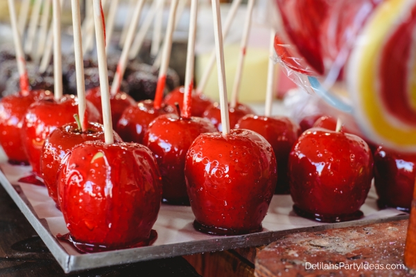 caramel apples