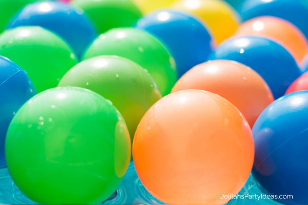pingpong balls on water