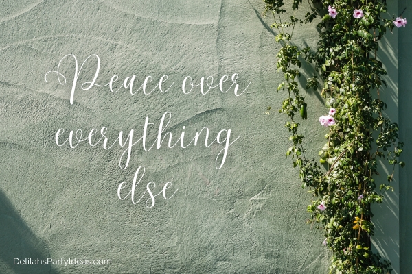 Green vines on concrete wall background with quote overlay