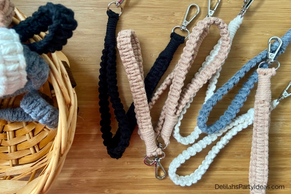 Macrame keychains
