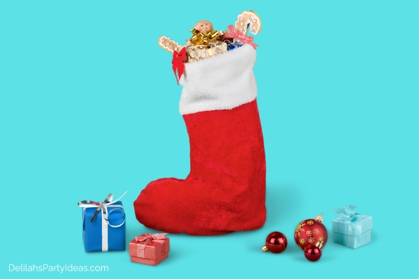Stuffed Christmas stocking