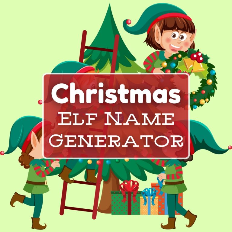 Christmas Elf Name Generator