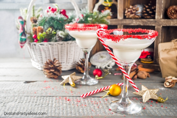 Peppermint Christmas cocktails