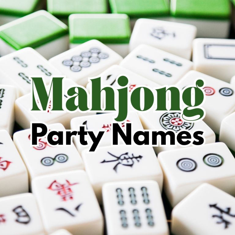 Mahjong Party Names