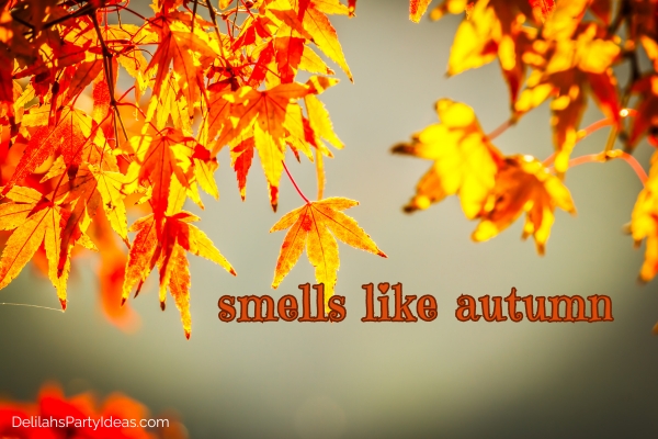 autumn maple tree with Scentsy party name overlay