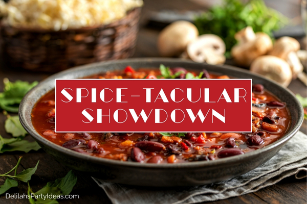 bowl of chili with chili cookoff party name overlay