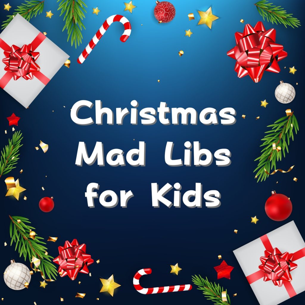 christmas mad libs for kids