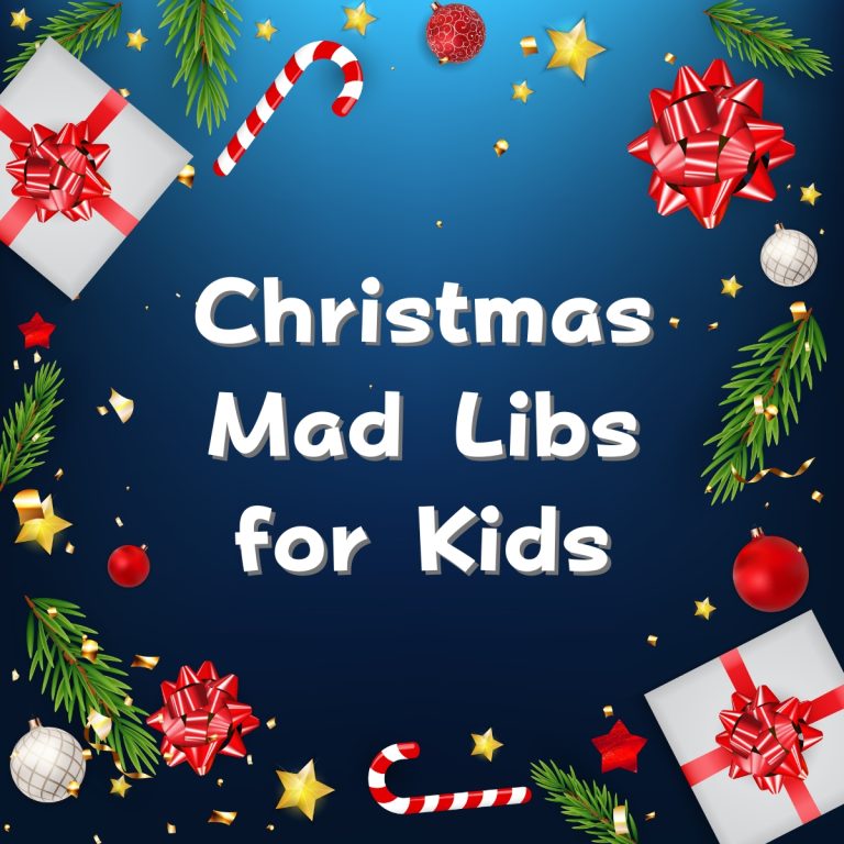 Christmas Mad Libs for Kids