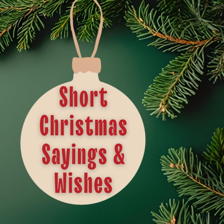 Short Christmas Sayings and Wishes