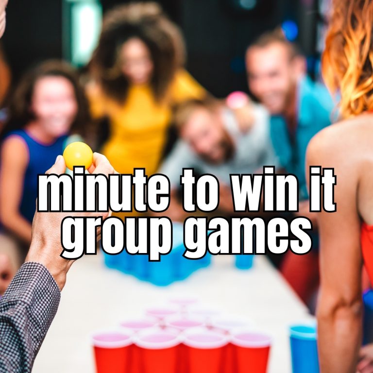 Minute To Win It Group Games