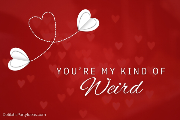 Red hearts background with quote overlay