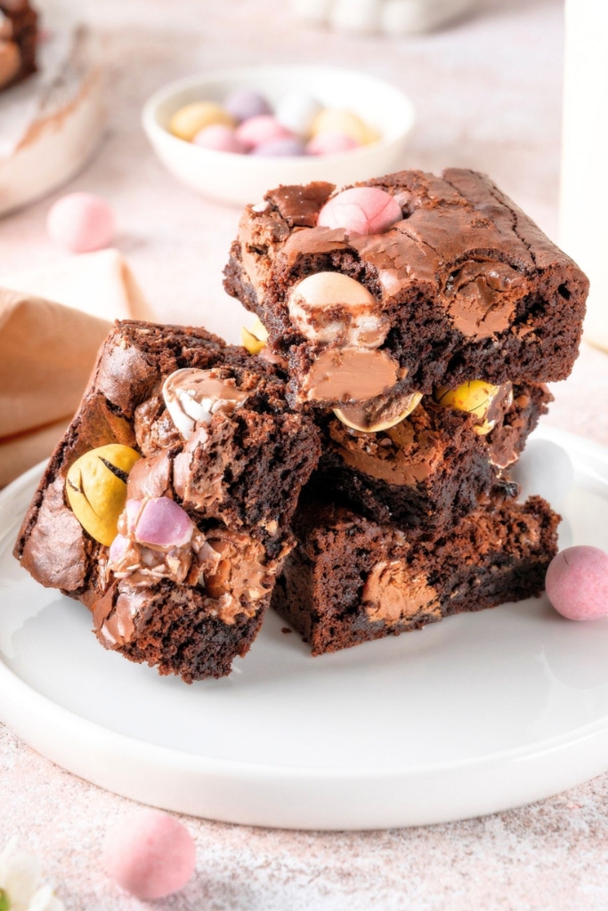 easter brownies