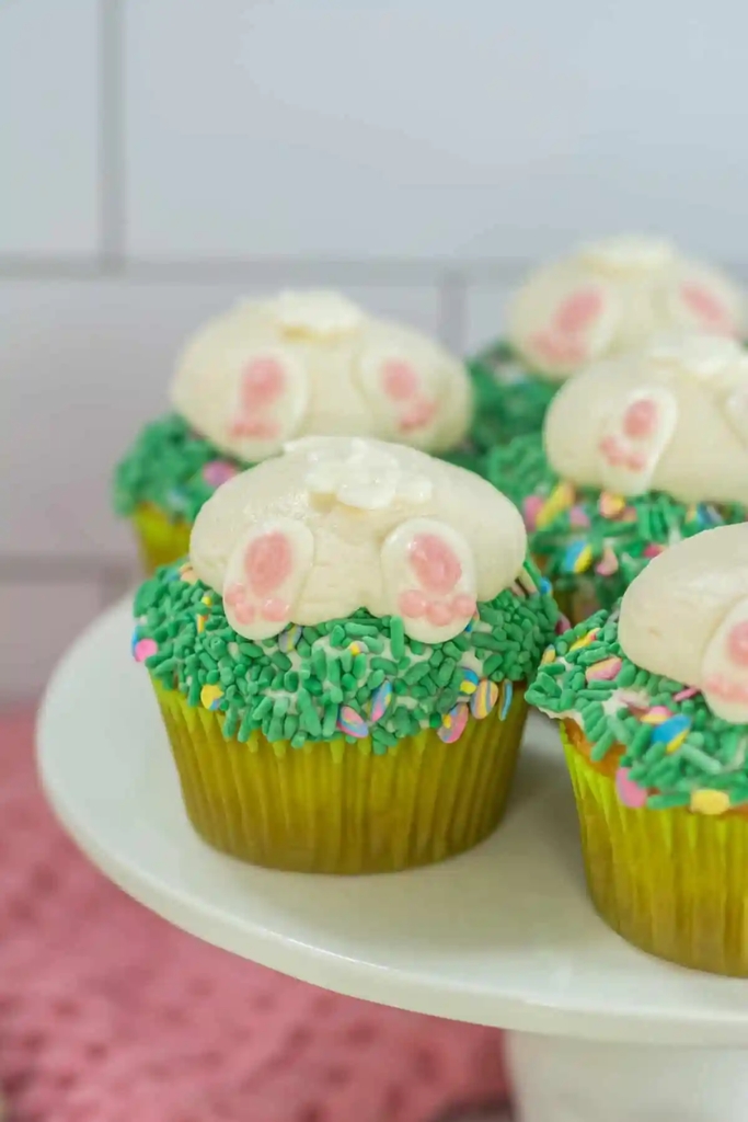 bunny butt cupcakes