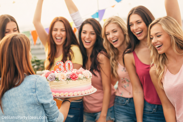 group of women at 30th Birthday