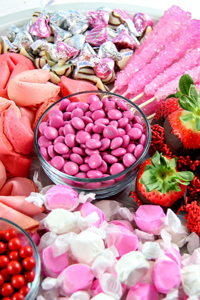 Valentines Day Candy Charcuterie Tray