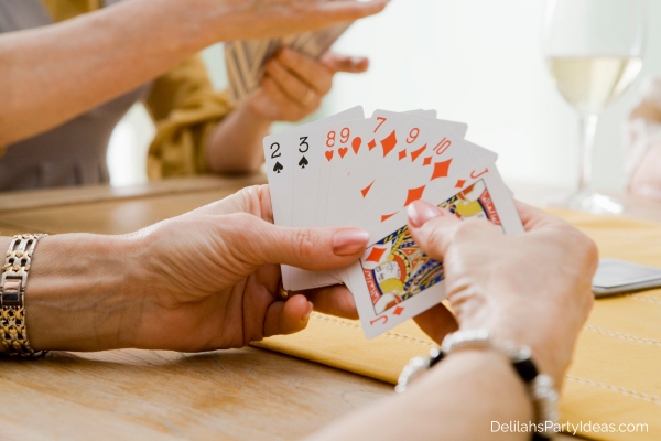 friends playing a card game