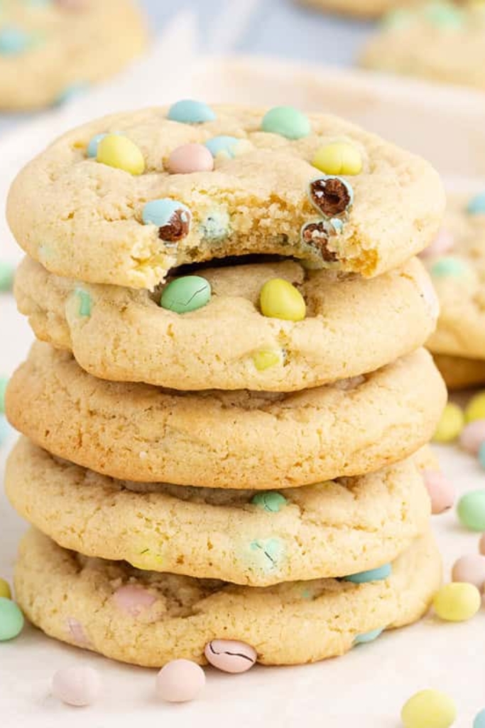 Cadbury mini egg cookies