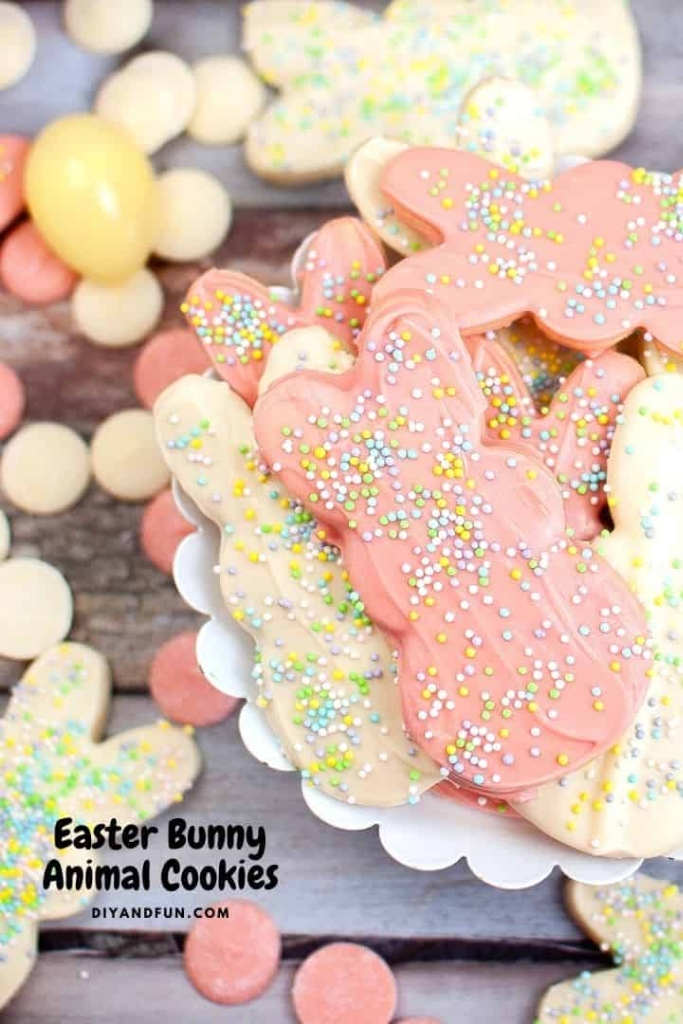 Easter Bunny Circus Animal Cookies