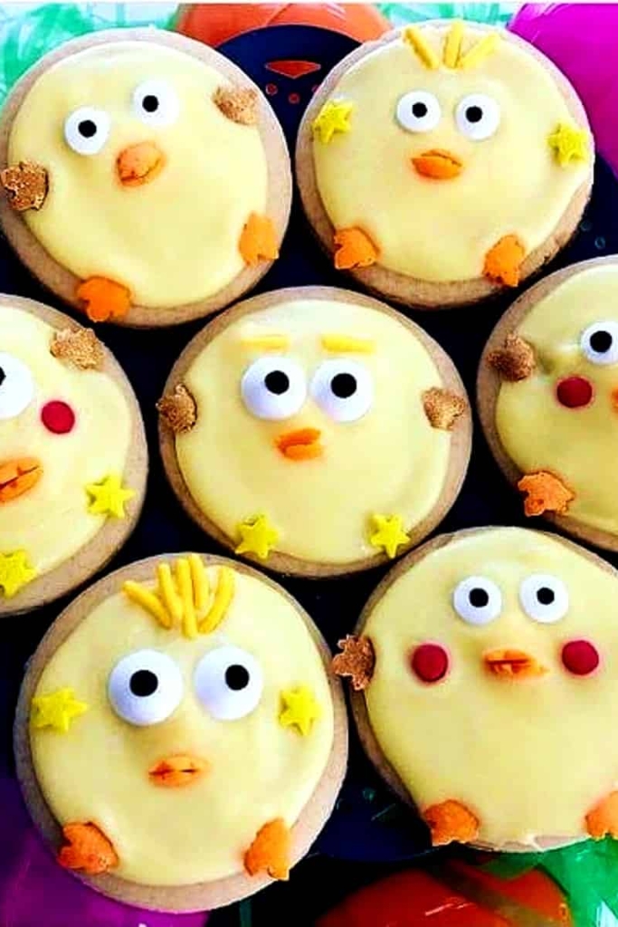 Easter Chick Cookies