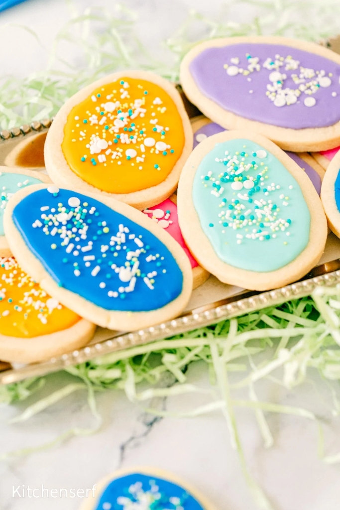 Easter Egg Cookies with Royal Icing