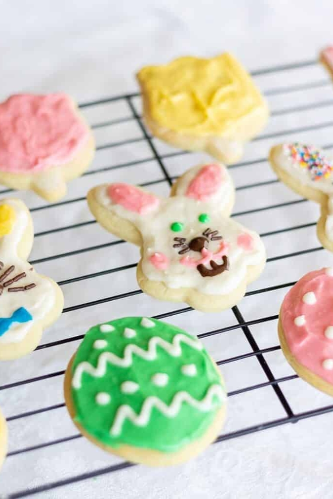 easter sour cream sugar cookies