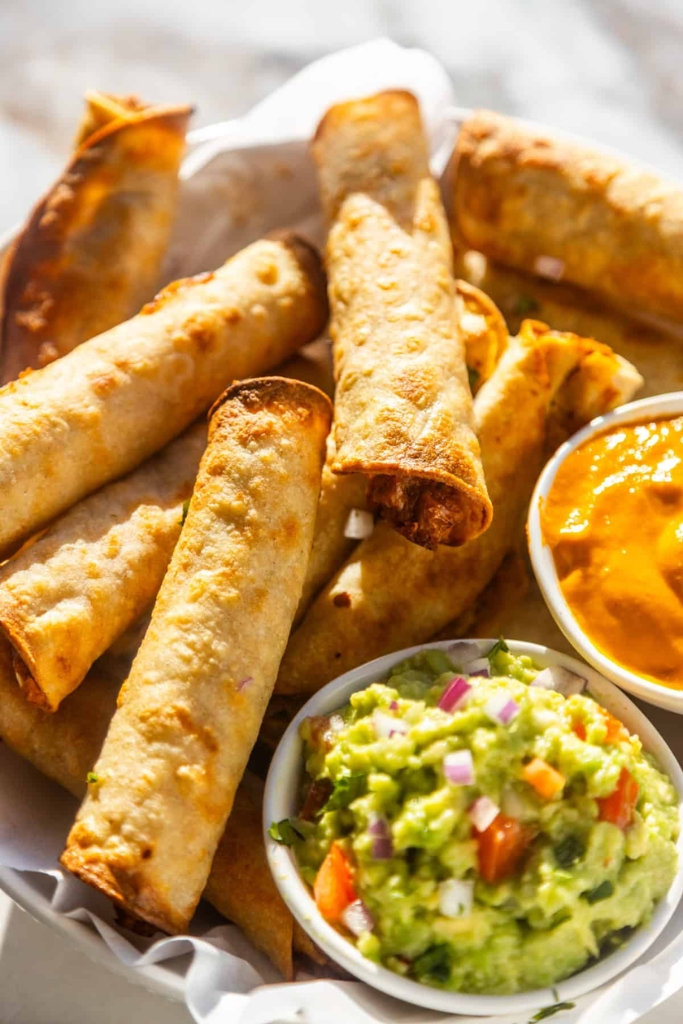 Crispy Vegan Taquitos
