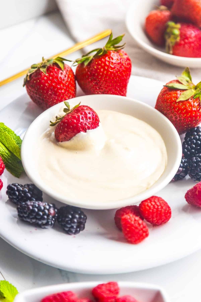 vegan fruit dip