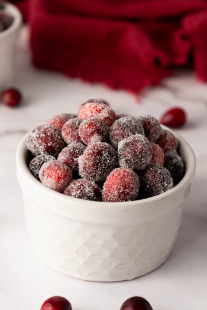 sugared cranberries