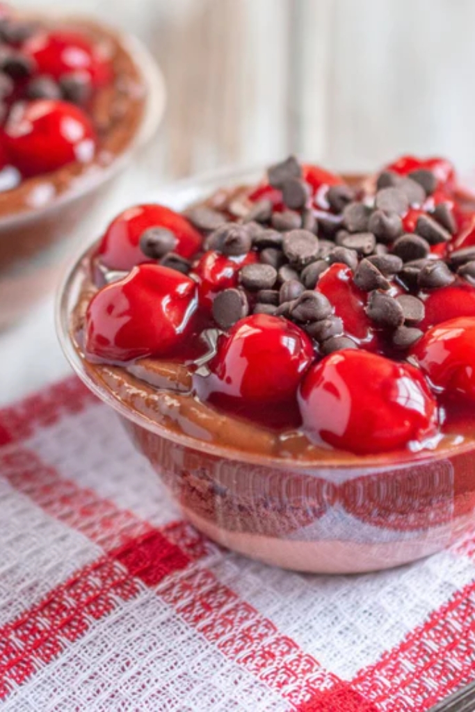 Mini Black Forest Cheesecake