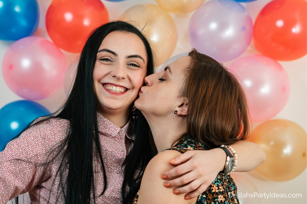 celebrating sister's birthday