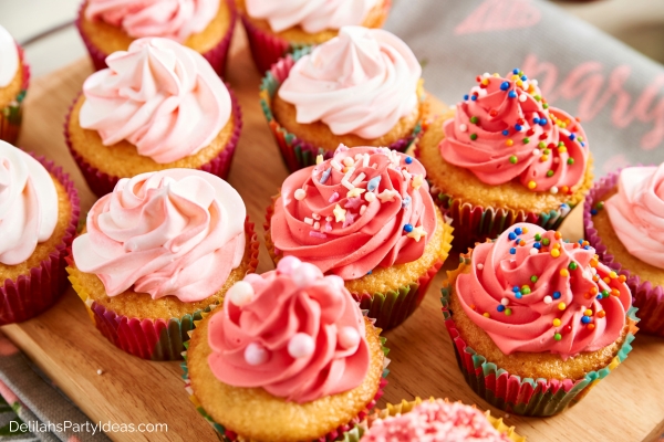 pink cupcakes