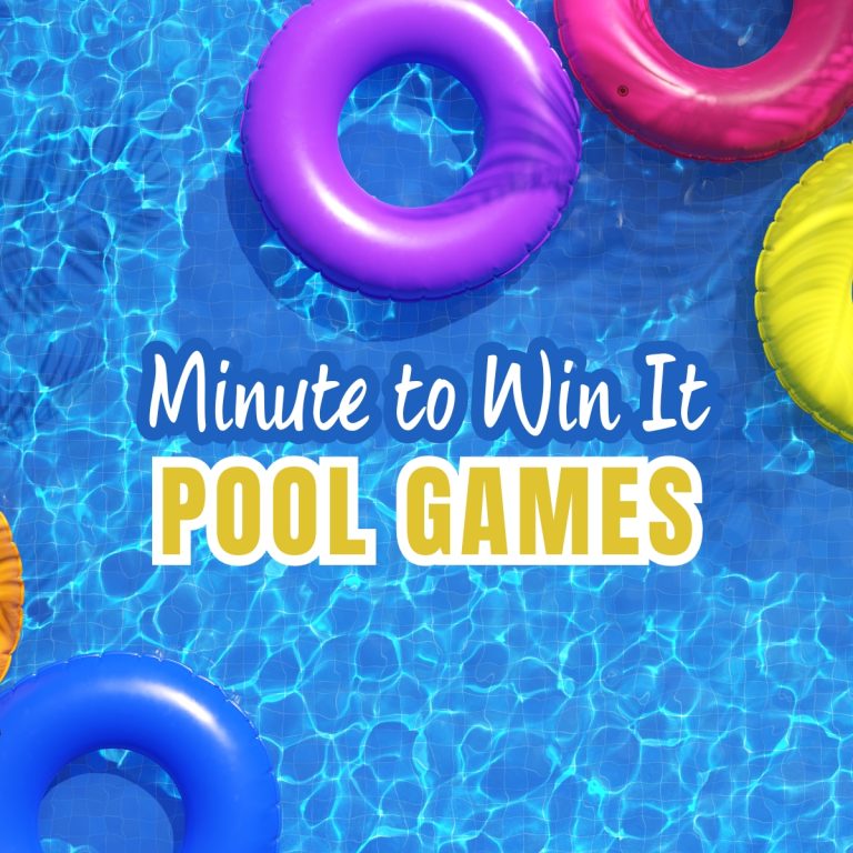 Minute to Win It Pool Games